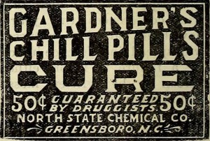 Gardner's Chill Pill Cure Ad