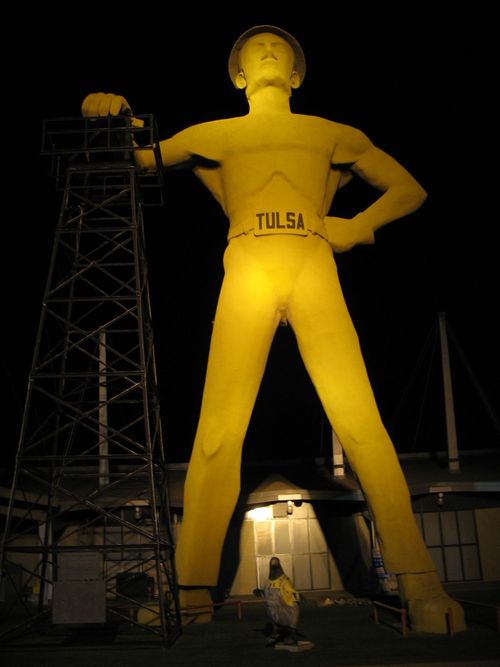 Tulsa’s giant man